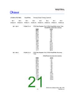 浏览型号W83759A的Datasheet PDF文件第21页