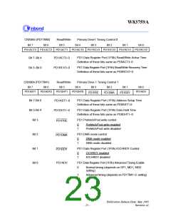 浏览型号W83759A的Datasheet PDF文件第23页