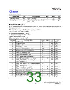 浏览型号W83759A的Datasheet PDF文件第33页