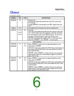浏览型号W83759A的Datasheet PDF文件第6页