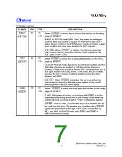 浏览型号W83759A的Datasheet PDF文件第7页