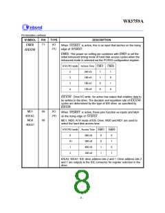 浏览型号W83759A的Datasheet PDF文件第8页