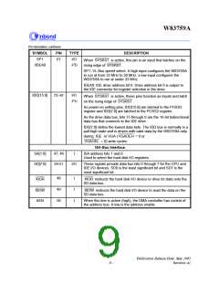浏览型号W83759A的Datasheet PDF文件第9页
