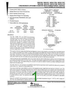 浏览型号74190的Datasheet PDF文件第1页
