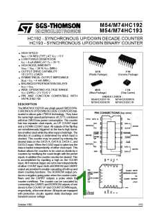 浏览型号74192的Datasheet PDF文件第1页
