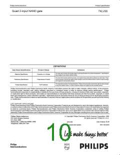 浏览型号74LV00的Datasheet PDF文件第10页