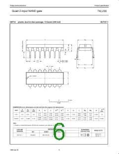 浏览型号74LV00的Datasheet PDF文件第6页