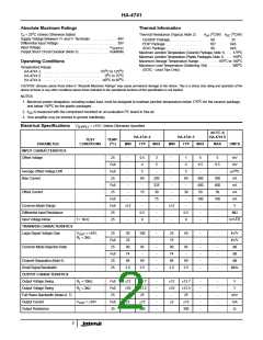 浏览型号HA1-4741-5的Datasheet PDF文件第2页