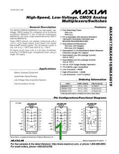 浏览型号MAX4618CPE的Datasheet PDF文件第1页
