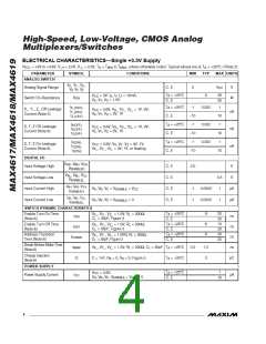 浏览型号MAX4618CPE的Datasheet PDF文件第4页