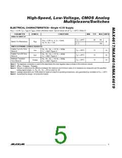 浏览型号MAX4618CPE的Datasheet PDF文件第5页