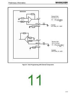 浏览型号MH88620BR的Datasheet PDF文件第11页