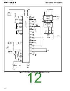 浏览型号MH88620BR的Datasheet PDF文件第12页