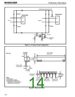 浏览型号MH88620BR的Datasheet PDF文件第14页