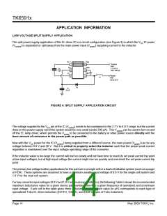 浏览型号TK65914M的Datasheet PDF文件第14页