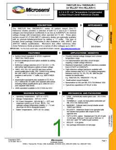 浏览型号1N821URTR-1的Datasheet PDF文件第1页