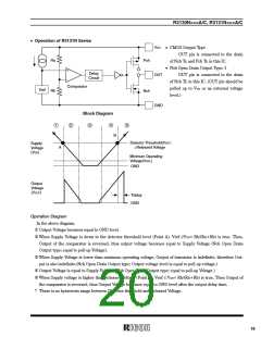 浏览型号R3131N46BC3-TR的Datasheet PDF文件第20页
