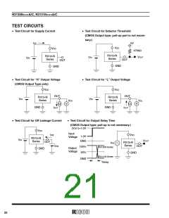 浏览型号R3131N46BC3-TR的Datasheet PDF文件第21页