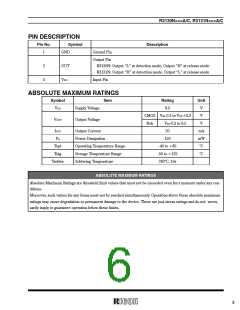 浏览型号R3131N46BC3-TR的Datasheet PDF文件第6页