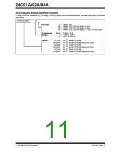 浏览型号24C02A-ESN的Datasheet PDF文件第11页