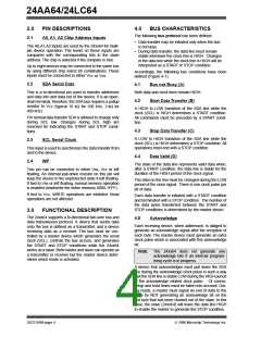 浏览型号24LC64的Datasheet PDF文件第4页