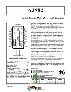 浏览型号A3982SLB-T的Datasheet PDF文件第1页