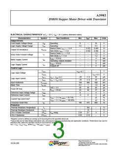 浏览型号A3982SLB-T的Datasheet PDF文件第3页