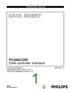 浏览型号A82C250的Datasheet PDF文件第1页