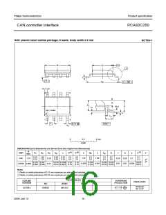浏览型号A82C250的Datasheet PDF文件第16页