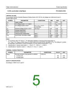 浏览型号A82C250的Datasheet PDF文件第5页
