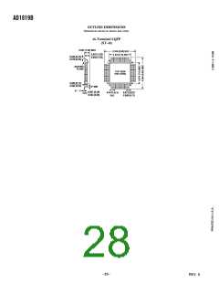 浏览型号AD1819BJST的Datasheet PDF文件第28页