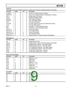 浏览型号AD1819BJST的Datasheet PDF文件第9页