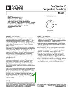 浏览型号AD590KH的Datasheet PDF文件第1页