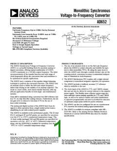 浏览型号AD652BQ的Datasheet PDF文件第1页