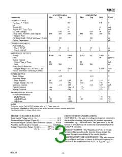 浏览型号AD652BQ的Datasheet PDF文件第3页