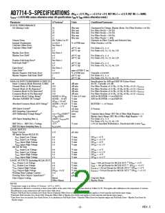 浏览型号AD7714AR-5的Datasheet PDF文件第2页