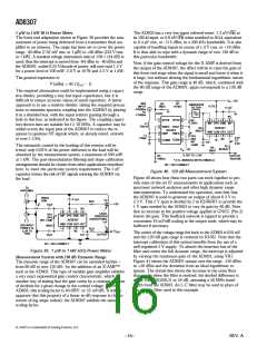 浏览型号AD8307AR-REEL的Datasheet PDF文件第16页