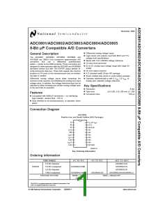 浏览型号ADC0801的Datasheet PDF文件第1页