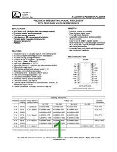 浏览型号ALD500RA的Datasheet PDF文件第1页