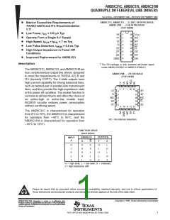 浏览型号AM26C31CD的Datasheet PDF文件第1页