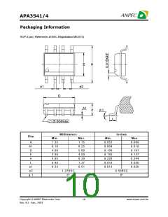 浏览型号APA3541的Datasheet PDF文件第10页