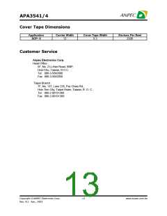 浏览型号APA3541的Datasheet PDF文件第13页