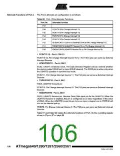 浏览型号ATMEGA2560的Datasheet PDF文件第106页