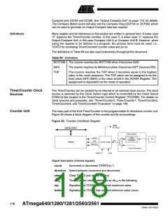 浏览型号ATMEGA2560的Datasheet PDF文件第118页