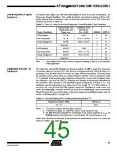 浏览型号ATMEGA2560的Datasheet PDF文件第45页