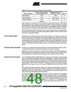 浏览型号ATMEGA2560的Datasheet PDF文件第48页