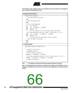浏览型号ATMEGA2560的Datasheet PDF文件第66页