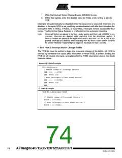 浏览型号ATMEGA2560的Datasheet PDF文件第74页