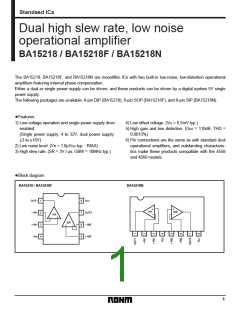 浏览型号BA15218的Datasheet PDF文件第1页