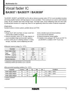 浏览型号BA3837的Datasheet PDF文件第1页